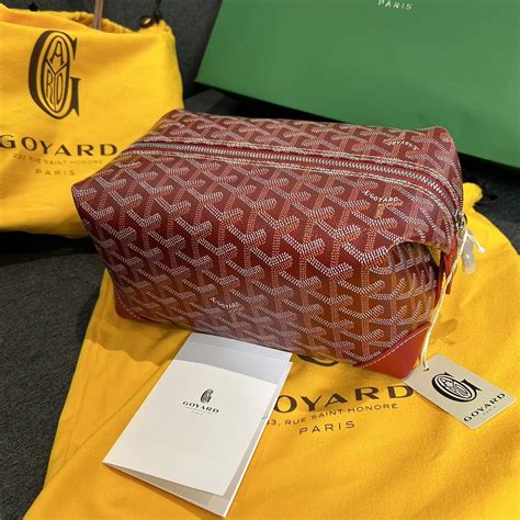 male goyard bag|goyard wash bag men's.